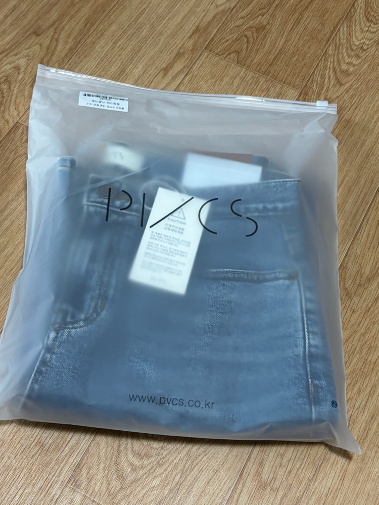 PVCS 플레인 와이드 데님팬츠 ver.2 중청 M사이즈(기본기장) 이미지