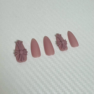 크롬하츠 단색 무광 네일팁 이미지