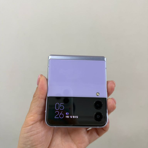 (부산중고폰) 갤럭시z플립3 라벤더 256기가 공기계 판매해요 이미지