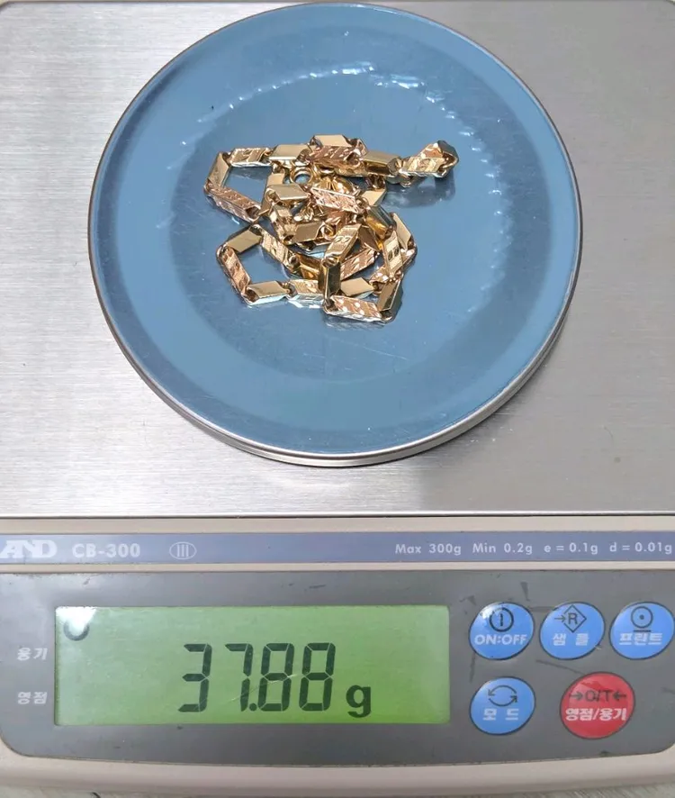 18k펜던트목걸이,남성목걸이,체인목걸이,할로우목걸이,금목걸이 이미지