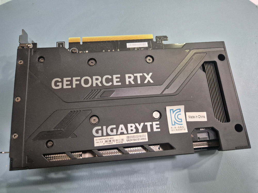 기가바이트 RTX4060TI 팝니다(무상27년까지) 이미지