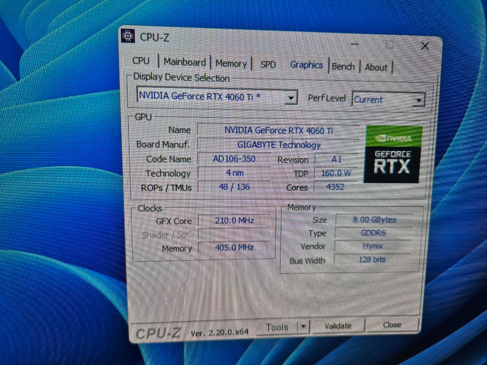 기가바이트 RTX4060TI 팝니다(무상27년까지) 이미지