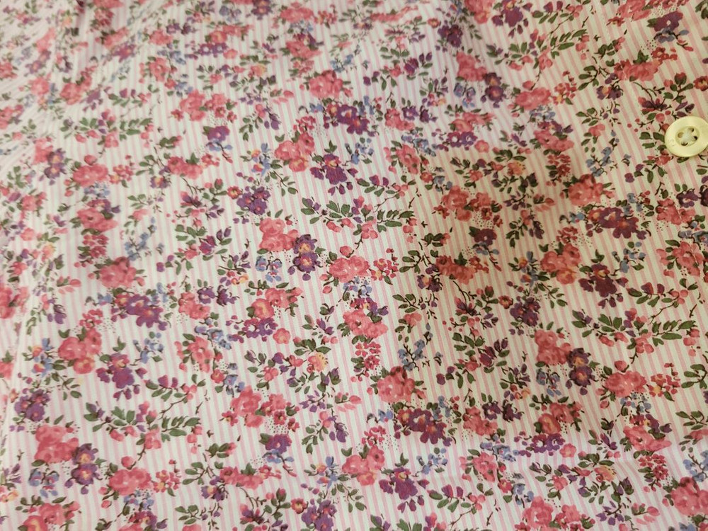 폴스미스(Paul Smith)PS라인 하와이안 플라워 알로하 셔츠 연분홍 택M(실측M-L) 일본산 거의새것같은컨디션 이미지