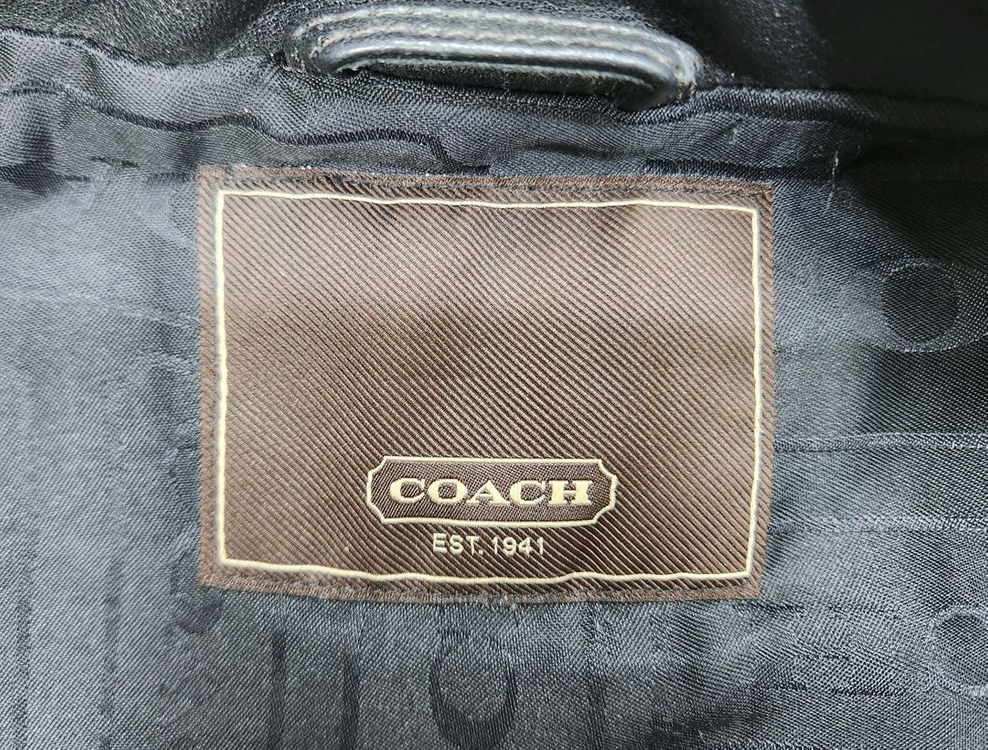 [최고급 남성용] COACH 코치 소 가죽자켓 루이비통 샤넬 구찌 펜디 프라다 에르메스 디올 버버리 폴로 us 이미지