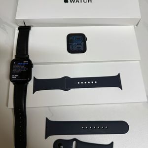 애플워치 SE3 44mm GPS 미드나이트 풀박스 이미지