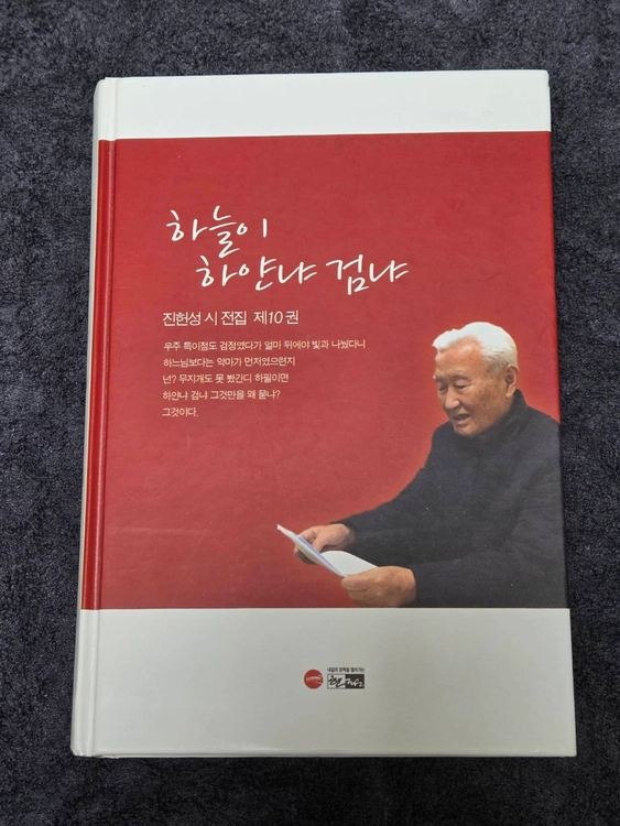 [중고책] 진헌성 시전집 제 10권 - 하늘이 하얀냐 검냐 이미지
