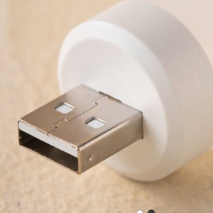 USB 미니 휴대용 무드등,수면등 *황광색* 이미지