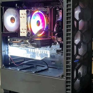 게이밍 컴퓨터 pc 본체 i5-9400f 그래픽카드 gtx 1660 super 이미지