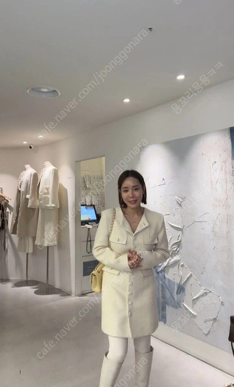 위다 로랑 트위드 원피스 99,000원(택포) 이미지