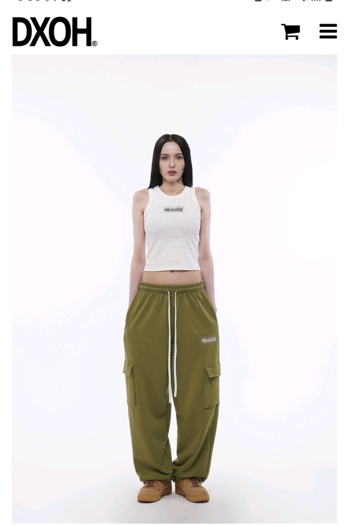 디쏘에이치 스트링 롱 와이드 팬츠 나이키 아디다스 뉴발란스 온러닝 이미지