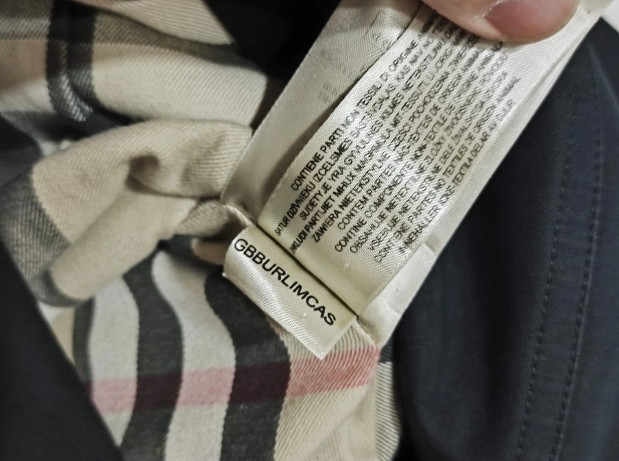 55 버버리 슬림핏 레더벨트 포인트 버버리 코트 블랙 이미지