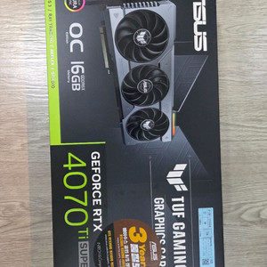 4070티슈 / ASUS TUF RTX 4070 Ti SUPER OC 16GB 그래픽카드 이미지