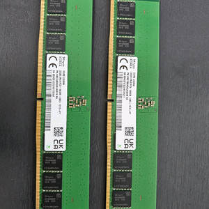 DDR5 32GB 메모리/ sk 하이닉스 A다이 언락 5600MHz DDR5 32 gb램 2개 이미지