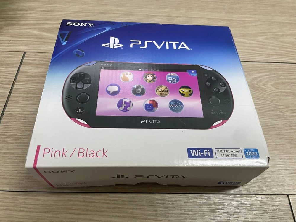 Ps vita 2세대 핑크블랙 일판 이미지