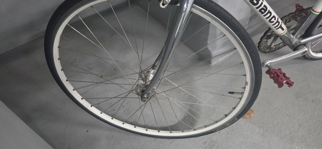 비앙키 피스타 크롬 픽시 자전거 이미지