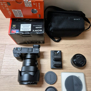 소니 A6400 카메라 + 18-105mm + 16-50mm 이미지