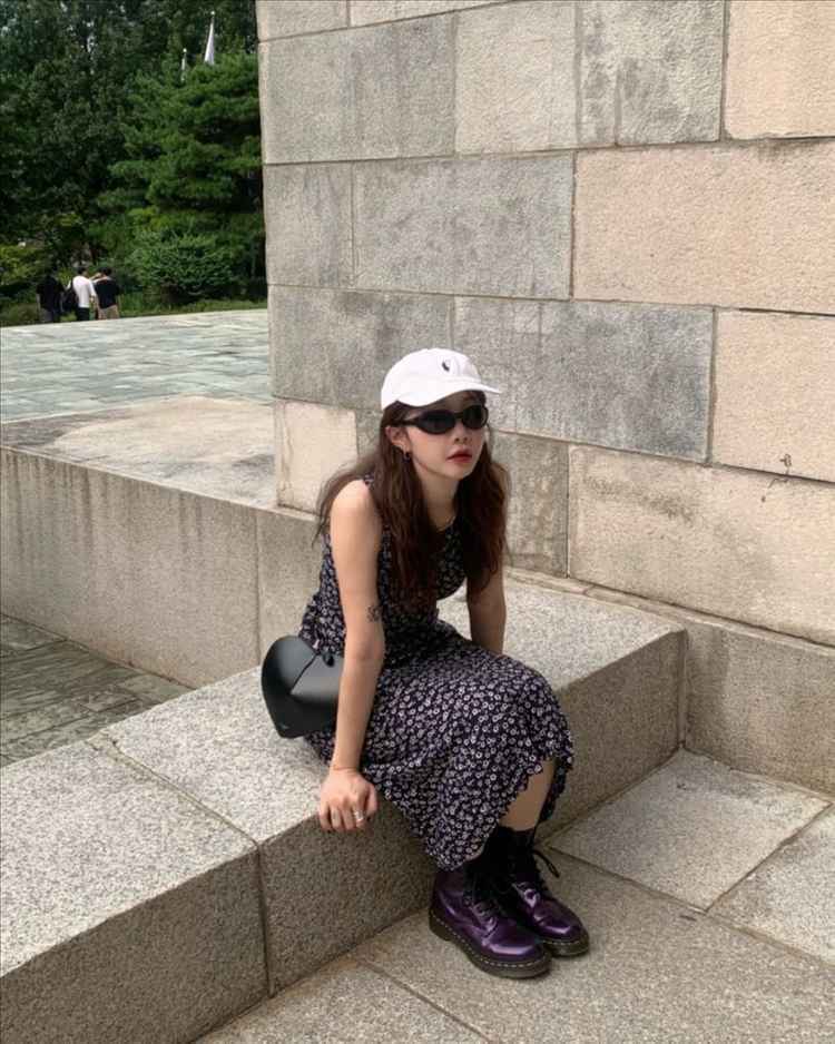 (미개봉 230) 닥터마틴 1460 W 퍼플 온무드 프레클 글로니 투머치택스 스컬프터 시눈 오버듀플레어 에이치모드 이미지