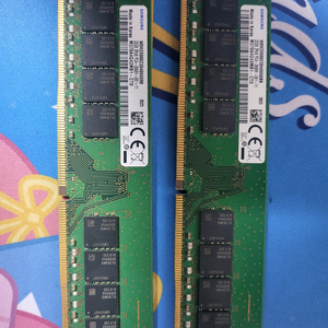 삼성 DDR4 32GB 2개 시금치램 판매합니다 이미지