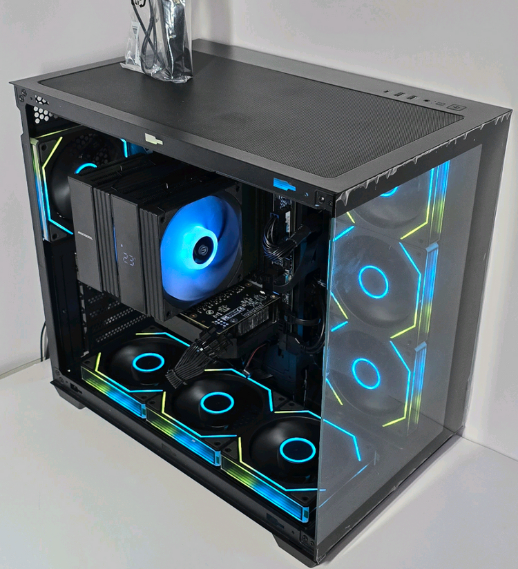 (새제품 반본체 공랙 블랙)9800X3D, 16GB, 1000W, 공랭최강, 방송게이밍컴퓨터본체 이미지