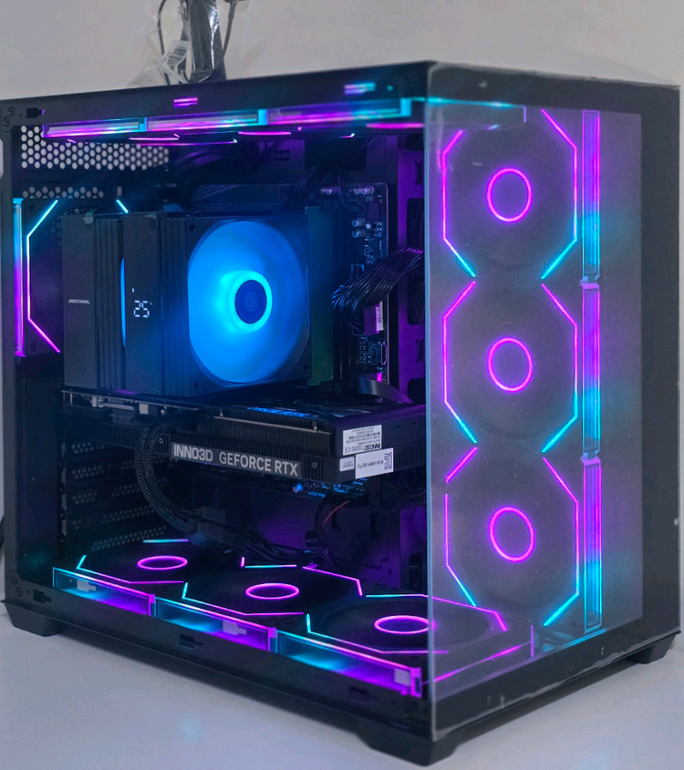 (새제품 반본체 공랙 블랙)9800X3D, 16GB, 1000W, 공랭최강, 방송게이밍컴퓨터본체 이미지