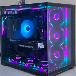 (새제품 반본체 공랙 블랙)9800X3D, 16GB, 1000W, 공랭최강, 방송게이밍컴퓨터본체 이미지