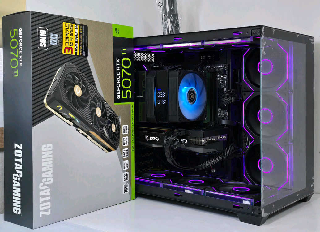 (새제품 반본체 공랭 화이트)9800X3D, 32GB, B850M, 850W GOLD 공랭최강, 방송게이밍컴퓨터본체 이미지