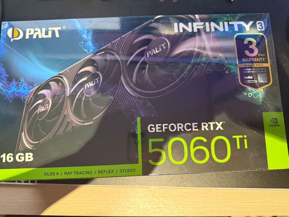 팰릿 RTX 5060 Ti 16gb 미개봉 이미지