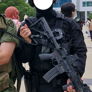 전술, 밀리터리, 코스프레, 에어소프트 게임 장비 풀세트 흑복 이미지