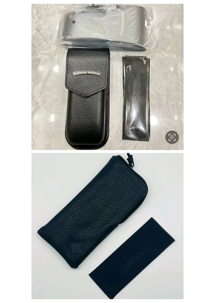 크롬하츠 덕버터 안경 블랙 골드 이미지