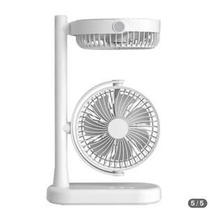 나오 BLDC 버티컬 듀얼팬 7엽 스탠드 선풍기 (C타입) NAO-D4200F 이미지