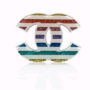 Chanel Rain Bow Brooch 희망 과 행운을 상징 가격대폭인하 이미지