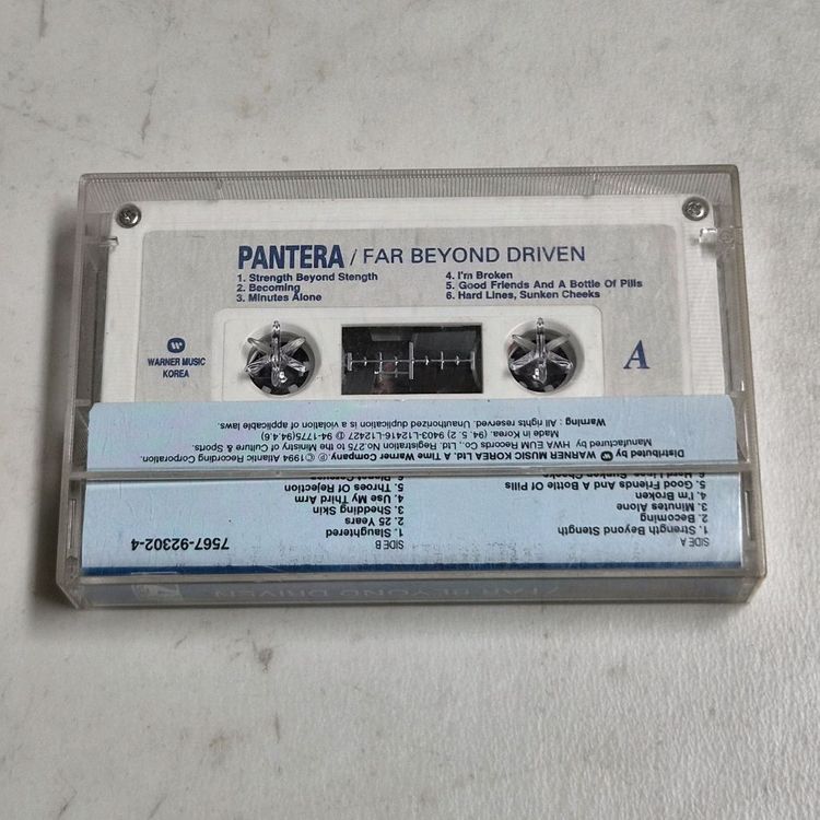 판테라 PANTERA 카세트 테이프 이미지