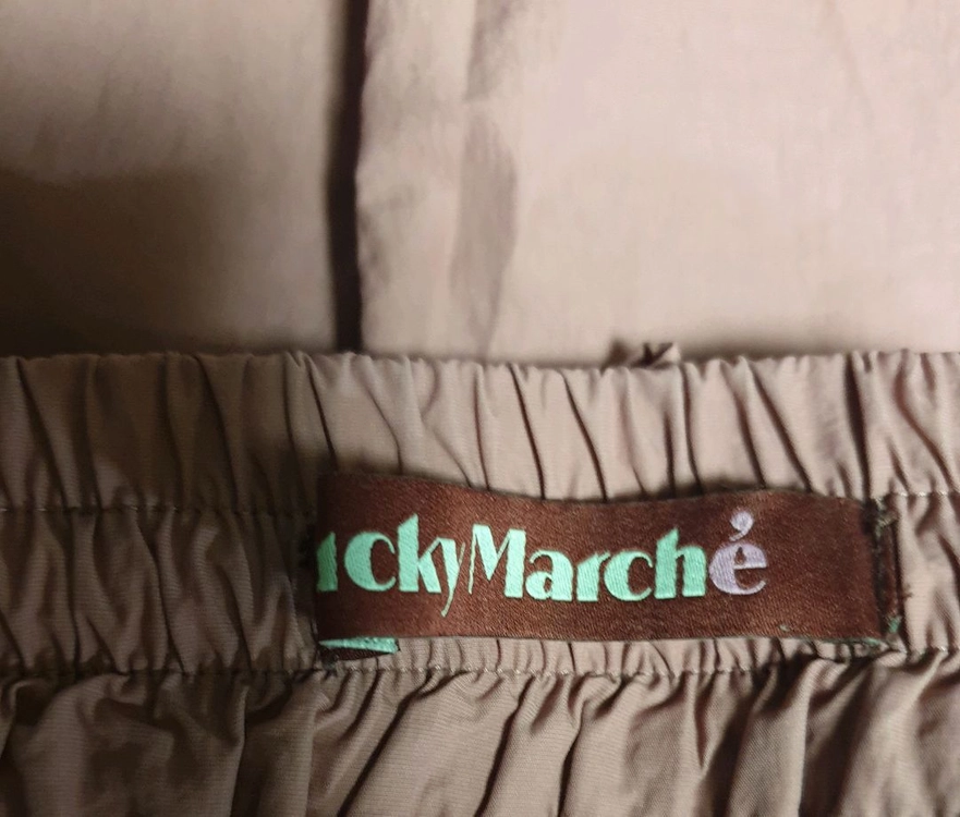 럭키마르쉐 나일론 트랙 와이드 조거팬츠 핑크 (M) 이미지
