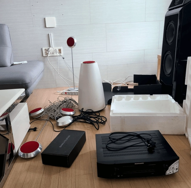 뱅앤올룹슨 뱅룹 뱅&룹 B&O 베오랩14 5.1채널 스피커 마란츠 엠프 NR1504 이미지