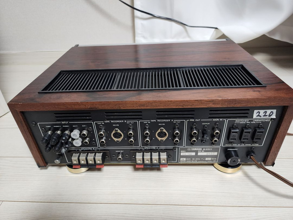 민트급 야마하 빈티지인티앰프 CA-700(220V) 이미지