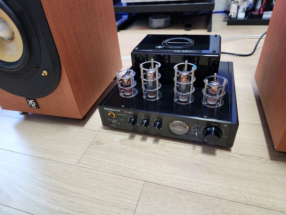 진공관 엠프 + 북쉘프 스피커 오디오 셋트 판매. 이미지