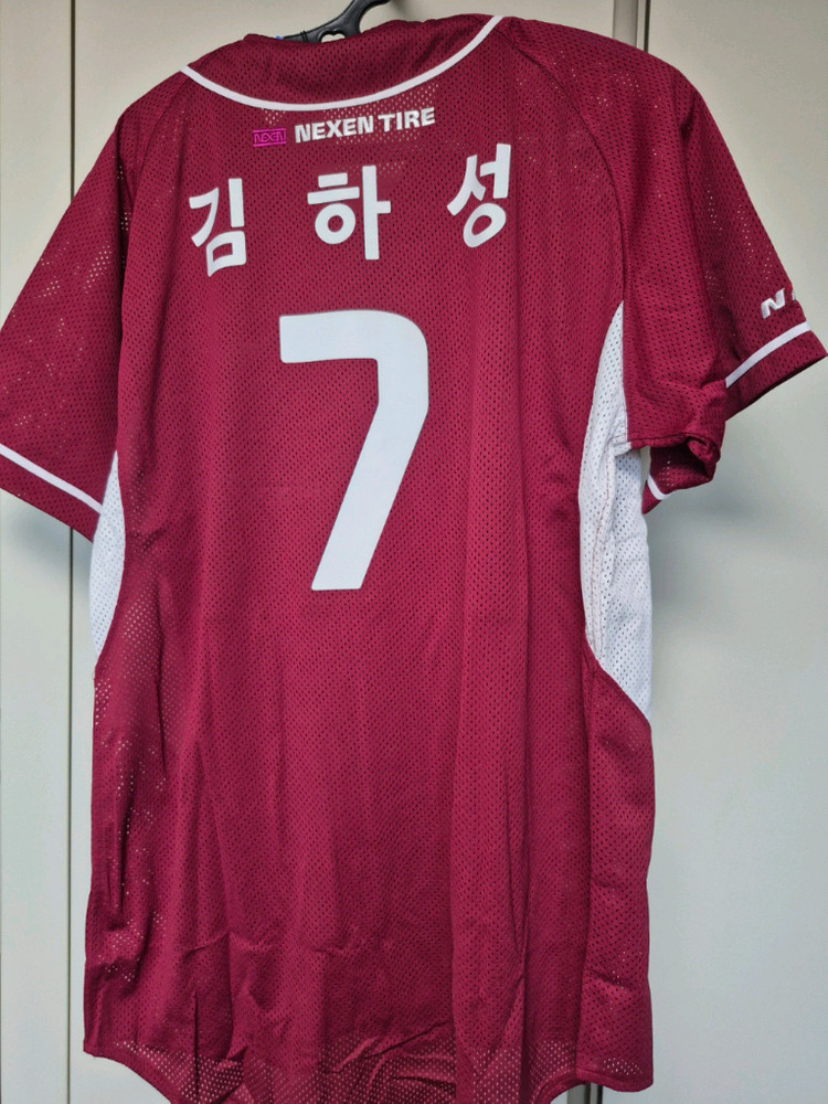 넥센히어로즈 유니폼 실105사이즈 김하성 마킹 새상품 판매합니다 이미지