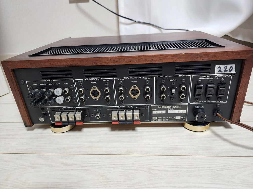 민트급 야마하 빈티지인티앰프 CA-700(220V) 이미지