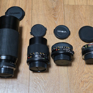 미놀타 필름카메라용 50mm,135mm+ OEM 줌렌즈 이미지
