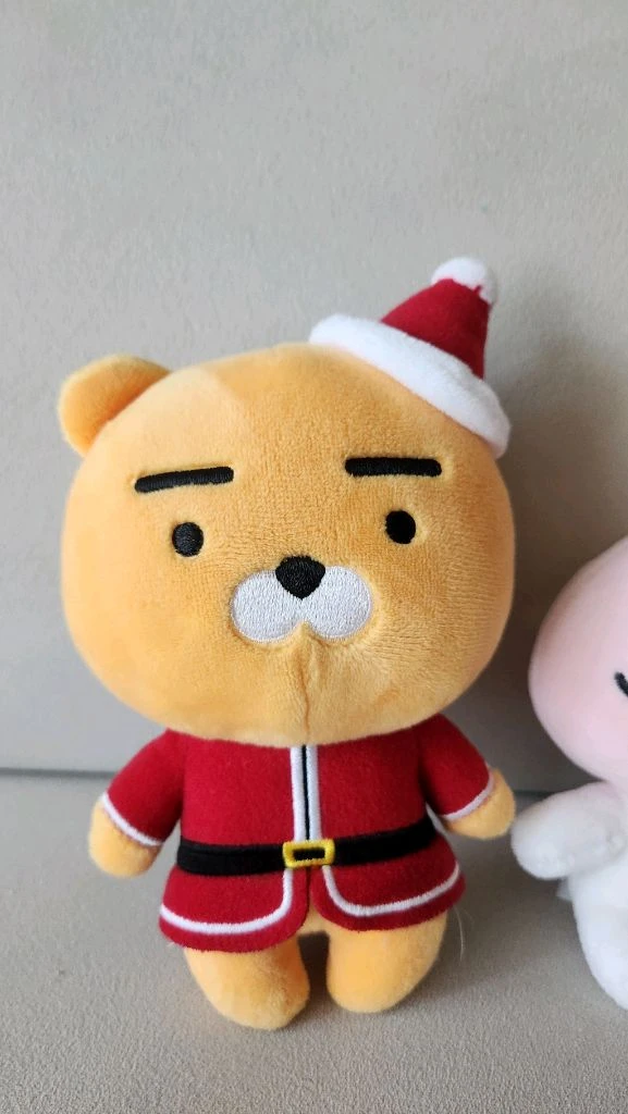 카카오 프렌즈 라이언 피치인형 이미지
