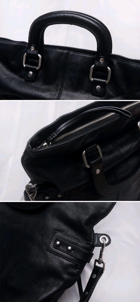 클럽 모나코 x 스누피 가죽 스퀘어 폴드오버 2웨이 빅토트.숄더백 이미지