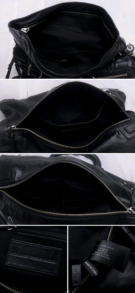 클럽 모나코 x 스누피 가죽 스퀘어 폴드오버 2웨이 빅토트.숄더백 이미지