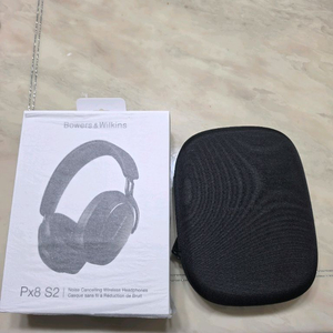 PX8 S2 블랙 노이즈캐슬링 무선 헤드폰 이미지