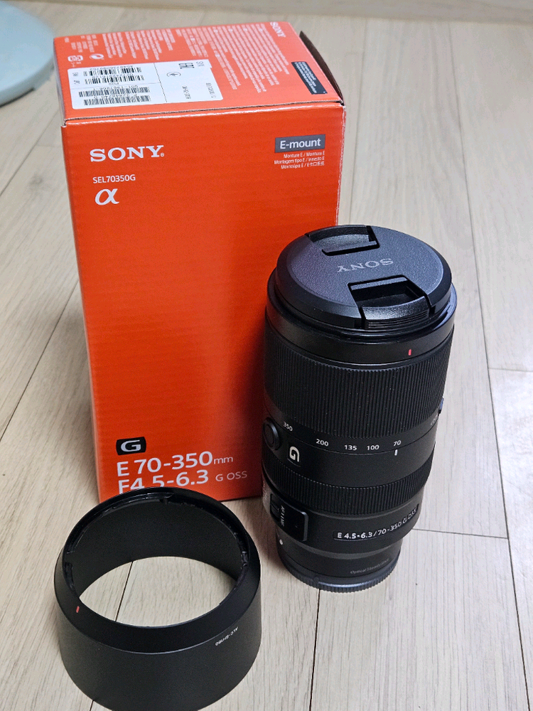소니 E 70-350mm f4.5-6.3 G OSS 망원렌즈 이미지