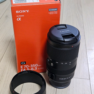 소니 E 70-350mm f4.5-6.3 G OSS 망원렌즈 이미지