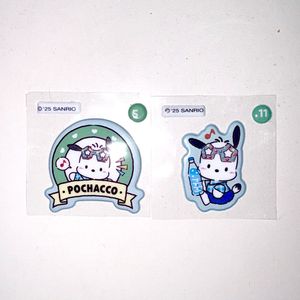 산리오 초코냠냠 딸기냠냠 포챠코 포차코 스티커 띠부씰 쿠로미 교환 판매 이미지