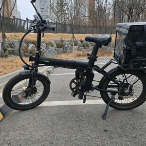 퀄리q맥스 전기자전거 배달셋팅 이미지