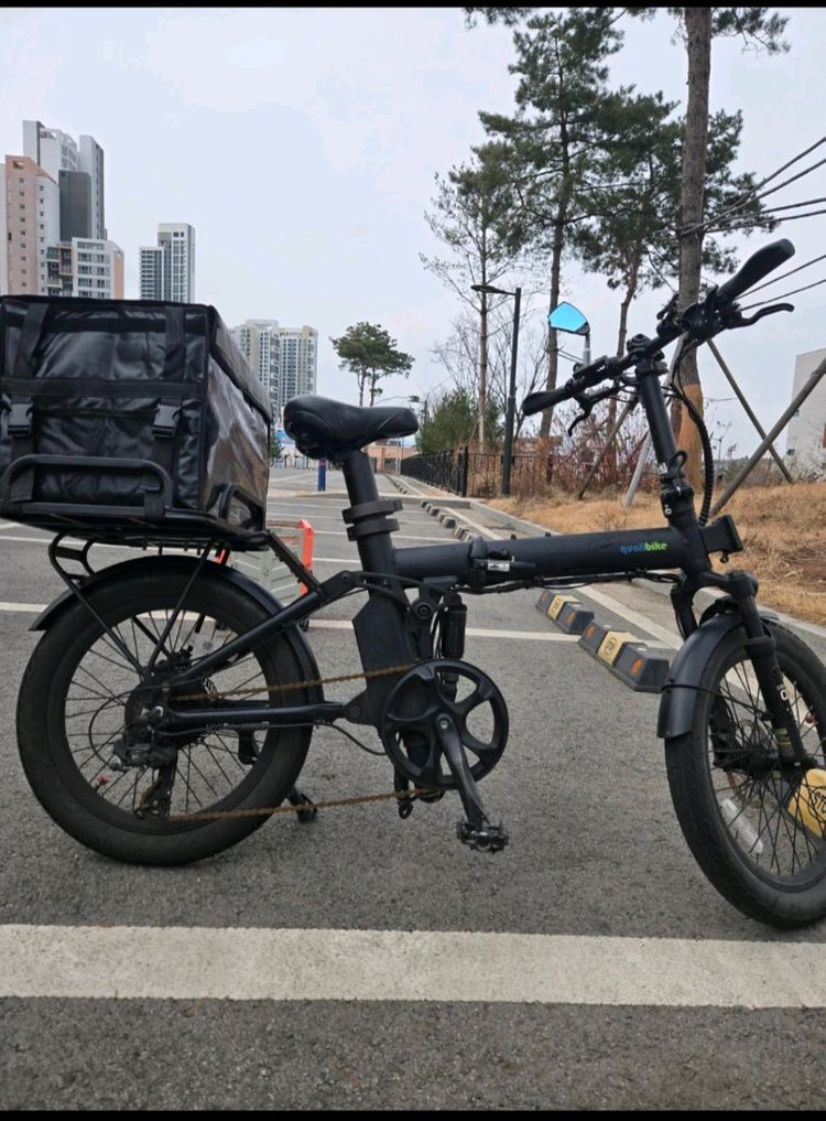 퀄리q맥스 전기자전거 배달셋팅 이미지
