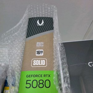 [미개봉 새상품][ZOTAC] GAMING 지포스 RTX 5080 SOLID OC D7 16GB 이미지