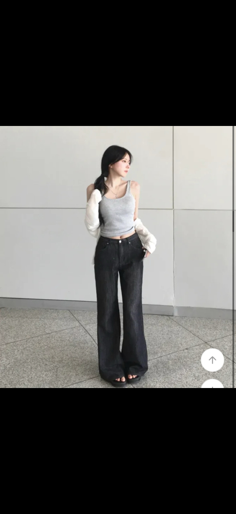 여름 와이드부츠컷 s사이즈 청바지 팝니다. (새상품, 색상 3가지) 이미지